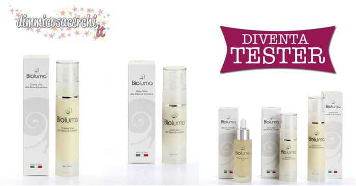 Diventa tester prodotti Bioluma