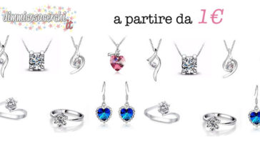 Groupon: gioielli con cristalli Swarovski