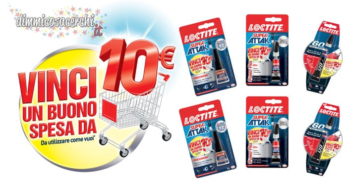 Loctite ti regala un buono spesa da 10€