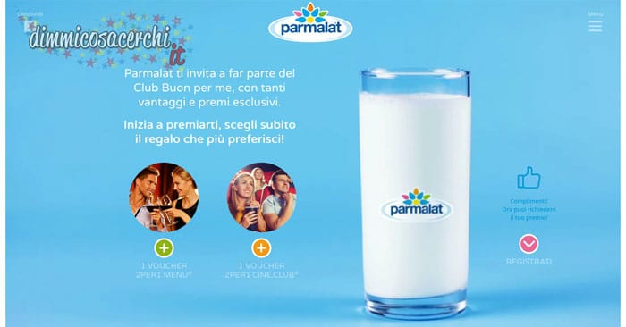 Parmalat ti premia GRATIS