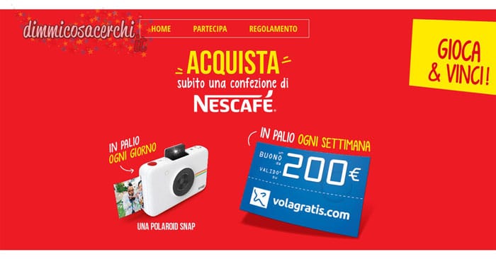 concorso nescafe