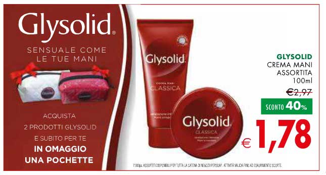 Volantino Ipersoap dal 16 Gennaio: tutto a 0,99€ 1 pochette omaggio Glysolid
