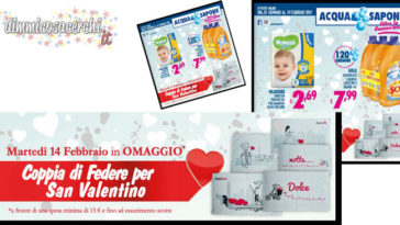 Acqua&Sapone ti regala le federe di San Valentino