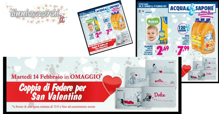 Acqua&Sapone ti regala le federe di San Valentino