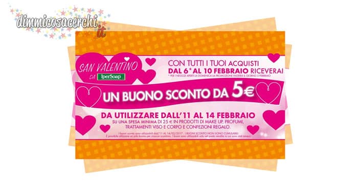 Coupon degli innamorati da Ipersoap