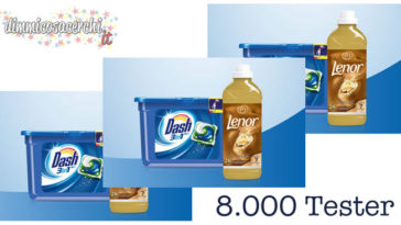 Diventa tester Dash e Lenor: 8.000 ambasciatrici cercasi!
