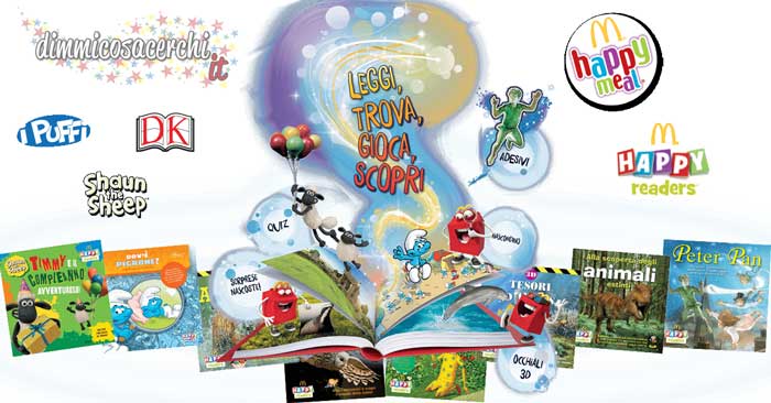 Happy Meal ti regala i libri interattivi readers