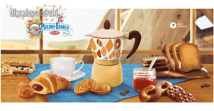 Moka Personalizzata Mulino Bianco