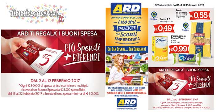 Ard Discount: buoni spesa