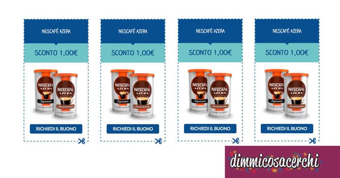 Buono sconto Nescafé Azera