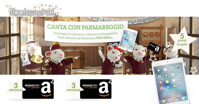 Canta con Parmareggio e vinci iPad mini 4