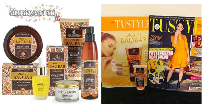 Prodotti Oro di Baobab in edicola con TuStyle