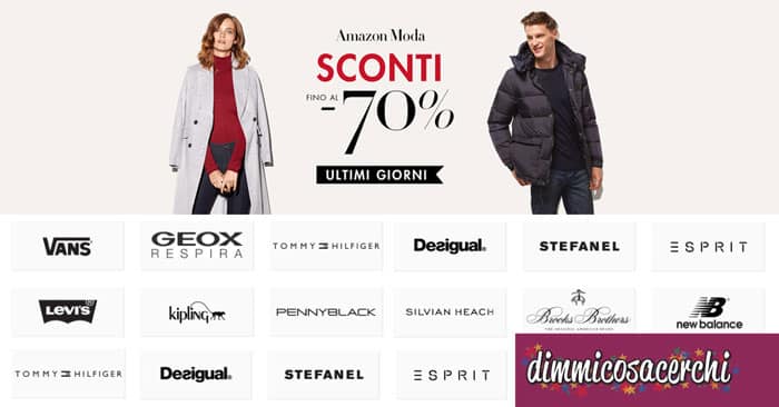 sconti moda amazon