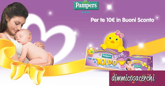 Buoni sconto Pampers da stampare