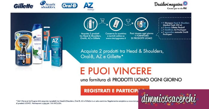 Concorso P&G "Men Mbci Menkit": vinci forniture di prodotti