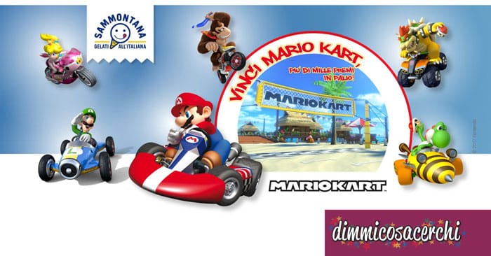 Concorso "Vinci Mario Kart" Sammontana più di mille premi in palio!!!
