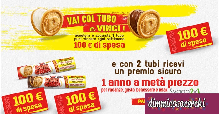 Doria Dori Cream: vinci buoni spesa da 100€