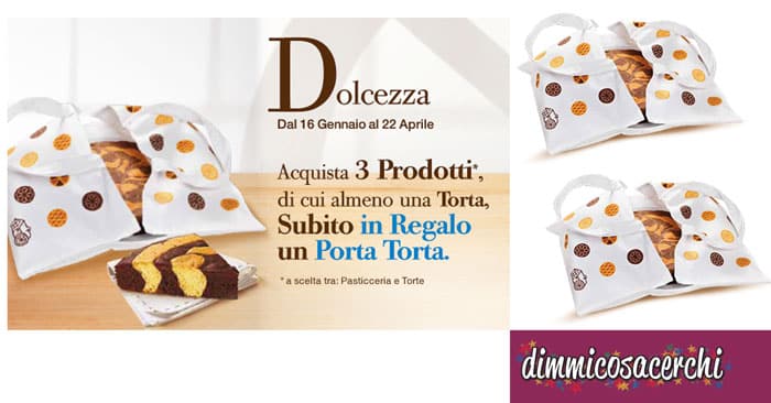 Mulino Bianco evento Dolcezza: porta torta omaggio