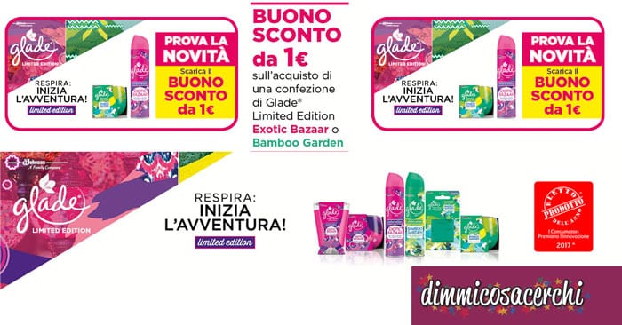 buono sconto glade
