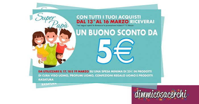 Buono sconto Ipersoap Festa del Papà