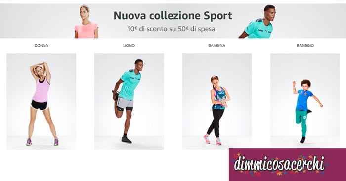 codice sconto amazon sport