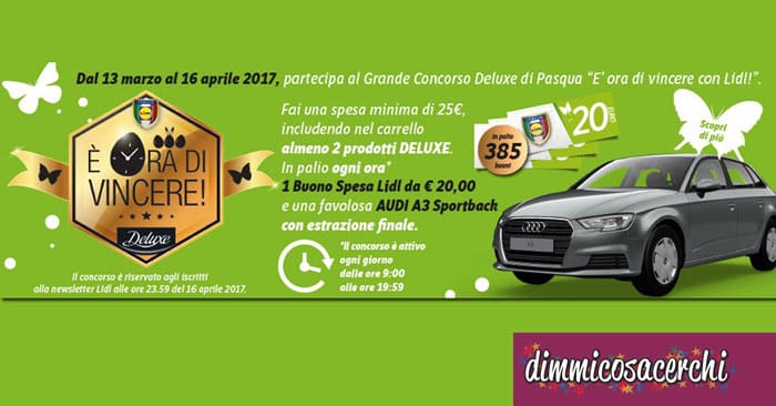 concorso lidl vinci audi