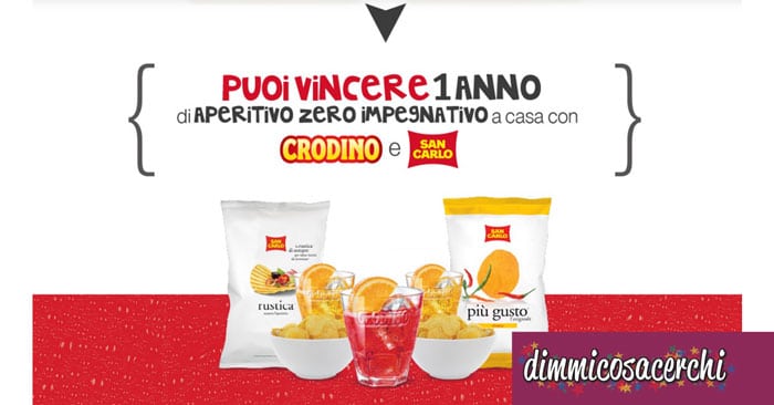 Concorso Crodino, vinci un anno di aperitivo zero impegnativo