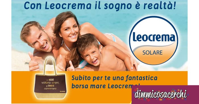 Concorso Leocrema: vinci viaggio alle Maldive + borsa mare