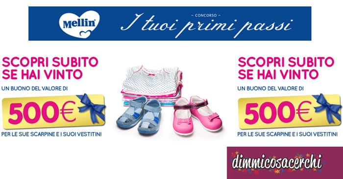 Concorso Mellin: vinci buoni da 500€