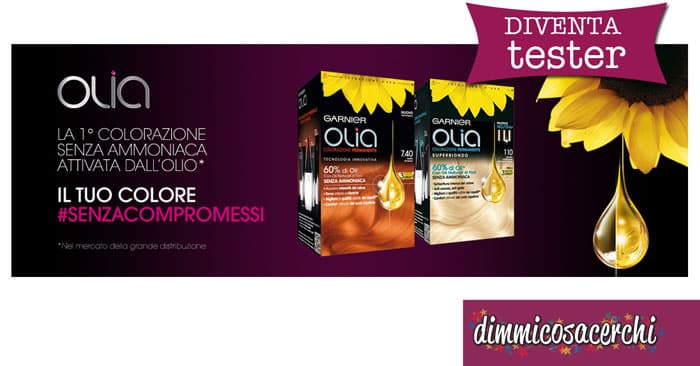 Diventa tester Garnier Olia: candidati subito