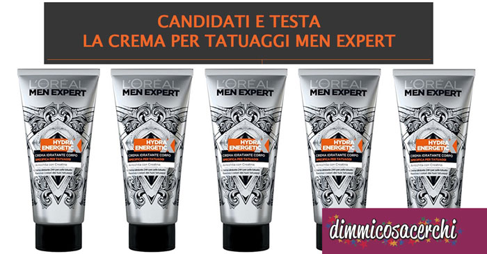 Diventa tester crema per tatuaggi Men Expert