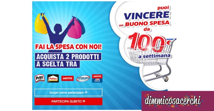 Lafamigliaincollatutto.it: vinci buoni spesa da 100€