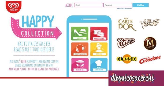 Raccolta punti Algida "Happy Collection"