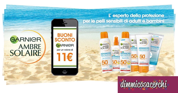 Ambre Solaire ti regala un carnet di buoni sconto