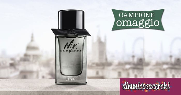 Campione omaggio profumo Mr. Burberry