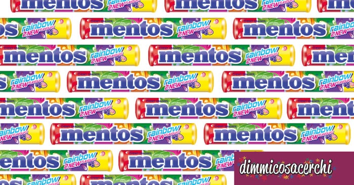 Prova le caramelle Mentos Rainbow