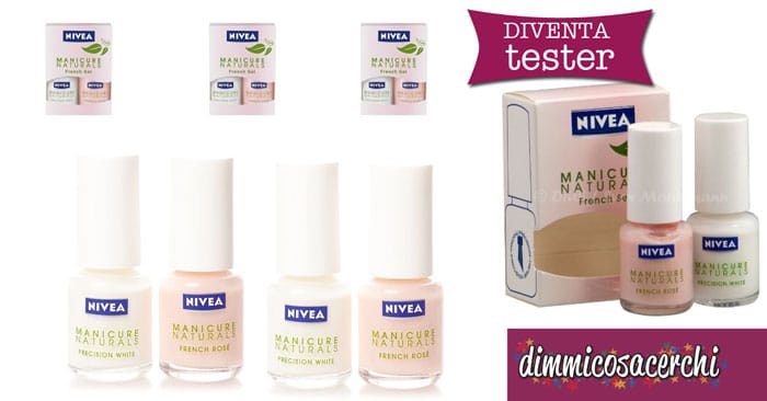 Diventa tester del set Nivea per manicure French