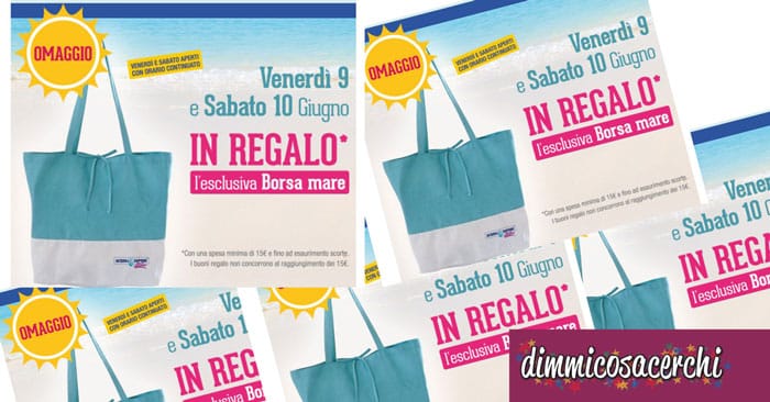 Acqua&Sapone ti regala la borsa mare