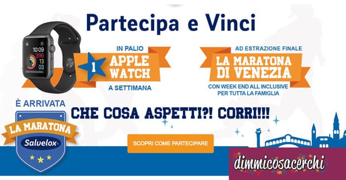 Concorso cerotti Salvelox: vinci Apple Watch