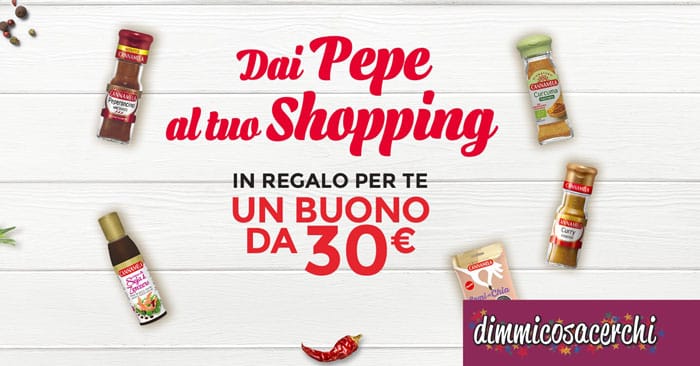 Dai pepe al tuo shopping con Cannamela