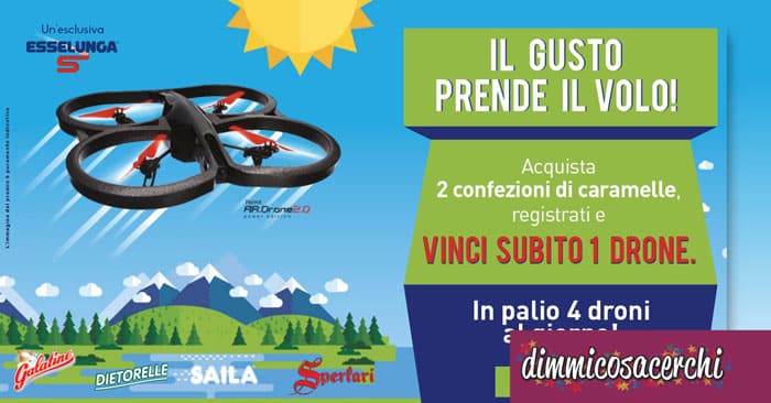 Esselunga: vinci subito 1 Drone Parrot 2.0