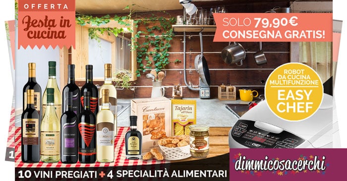 Giordano Vini: robot EasyChef e consegna gratuita!