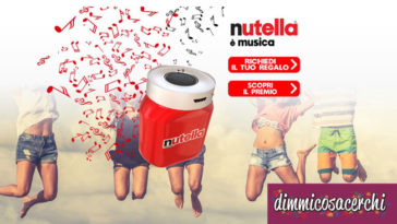 Nutella è musica: richiedi la cassa omaggio