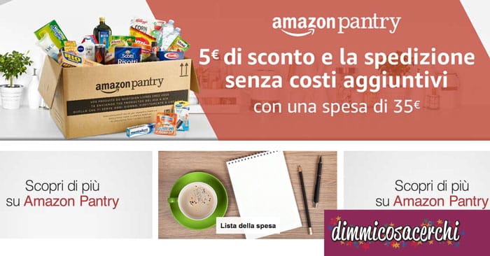 Promozione Amazon Pantry con spedizione gratuita