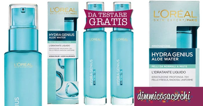 Prova gratis Hydragenius Aloe Water di L'Oreal