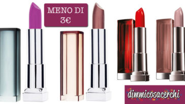 Rossetti Maybelline New York Color Sensational a meno di 3€!