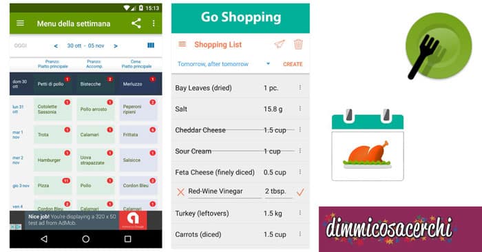 Menu Settimanale 5 App Per Organizzarlo Gratis