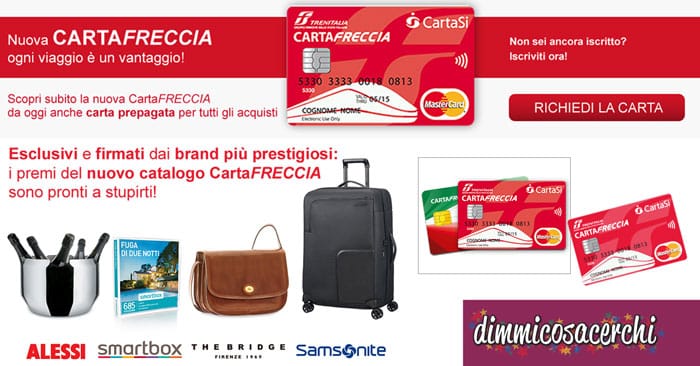 cartafreccia catalogo premi