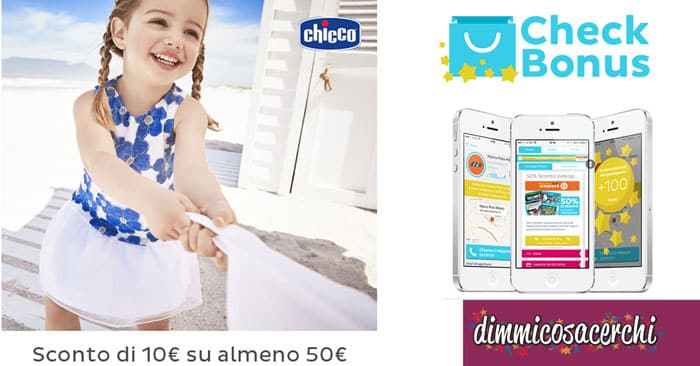 Chicco: per te un buono sconto da 10€