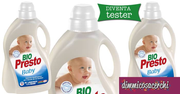 Diventa tester Bio Presto Baby su Donnad